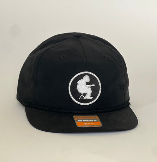 Mikey Houser Embroidered Patch | Custom Stitching | Richardson 256 Flat Brim Rope Hat