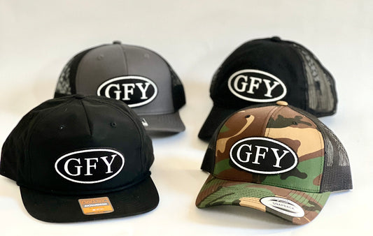GFY Custom Stitched Patch Hats | Grateful For You | Go F**K Yourself | Imperial, Richardson, Yupoong
