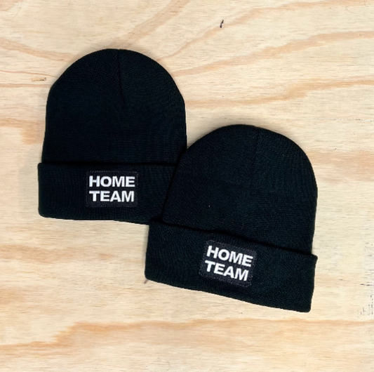 Vintage Home Team Patch Beanie | Hand Stitched